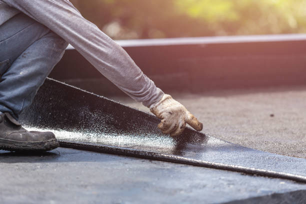 Professional Crawl Space Encapsulation technician working in Riga, MI